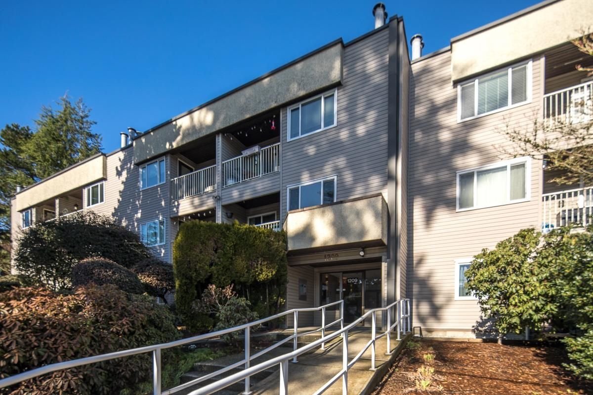 Main Photo: 214 1209 HOWIE Avenue in Coquitlam: Central Coquitlam Condo for sale in "Creekside Manor" : MLS®# R2848619