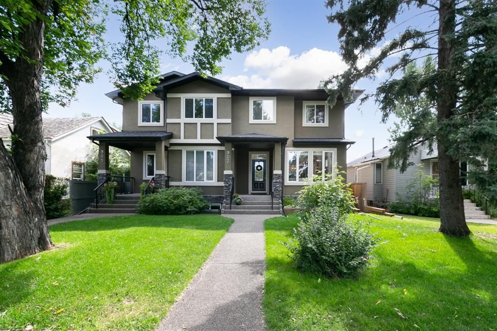 Main Photo: 907 23 Avenue NW in Calgary: Mount Pleasant Semi Detached for sale : MLS®# A1141510