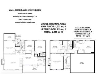 Photo 2: 15451 ROPER Avenue: White Rock House for sale (South Surrey White Rock)  : MLS®# R2707050