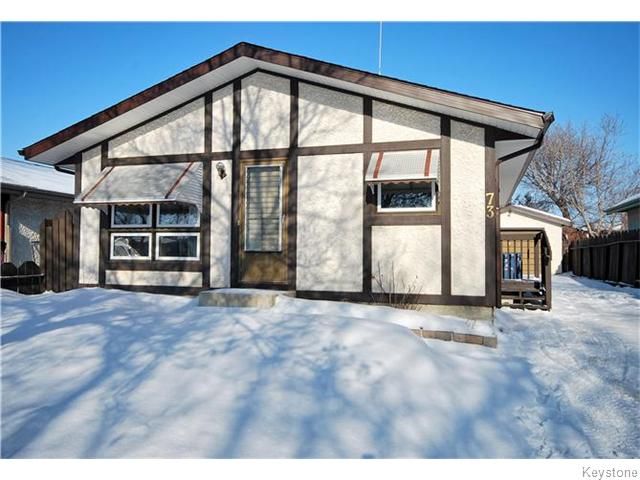Main Photo: 73 Meadow Gate Drive in WINNIPEG: Transcona Residential for sale (North East Winnipeg)  : MLS®# 1603841