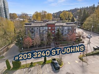 Photo 1: 203 3240 ST JOHNS Street in Port Moody: Port Moody Centre Condo for sale in "THE SQUARE" : MLS®# R2873172