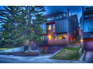 Photo 1: 1 1205 CAMERON Avenue SW in CALGARY: Lower Mount Royal Townhouse for sale (Calgary)  : MLS®# C3569597