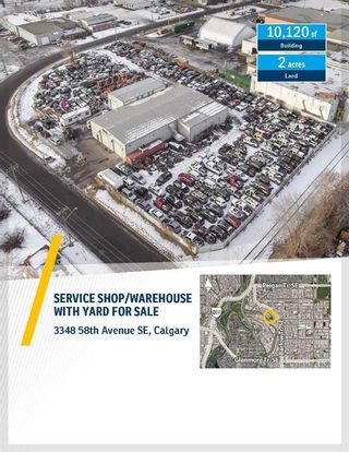 Main Photo: 3348 58 Avenue SE in Calgary: Foothills Industrial for sale : MLS®# A2101368