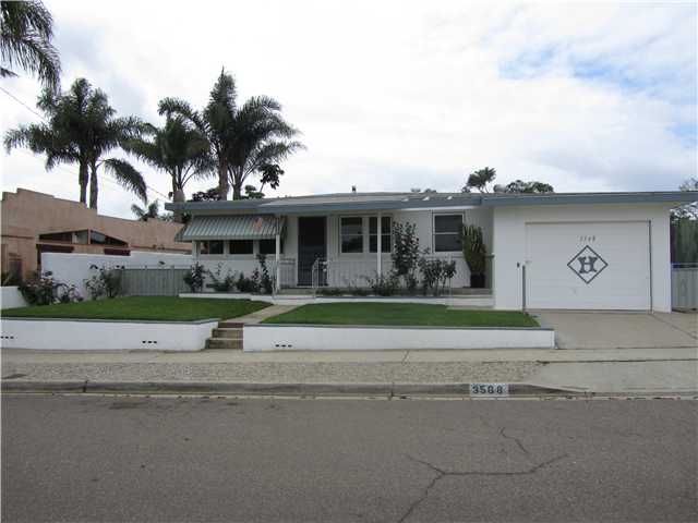 Main Photo: CLAIREMONT House for sale : 3 bedrooms : 3568 Tomahawk in San Diego