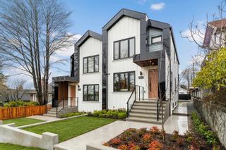 Photo 1: 3437 PANDORA Street in Vancouver: Hastings Sunrise 1/2 Duplex for sale (Vancouver East)  : MLS®# R2858886
