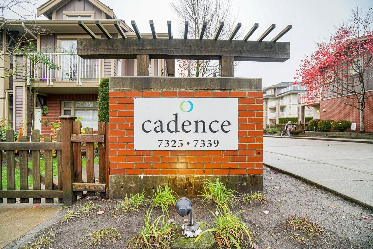 Main Photo: 106 7337 MACPHERSON Avenue in Burnaby: Metrotown Condo for sale in "CADENCE" (Burnaby South)  : MLS®# R2639588