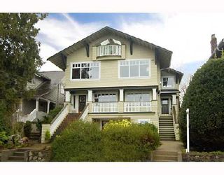 Photo 1: 3354 POINT GREY Road in Vancouver: Kitsilano 1/2 Duplex for sale (Vancouver West)  : MLS®# V688370