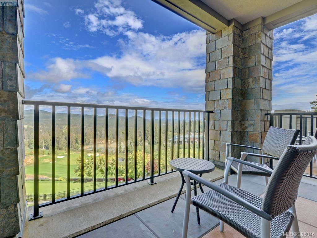 View of golf course and mountains from your own private deck