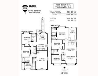 Photo 10: 4305 ELGIN Street in Vancouver: Fraser VE House for sale (Vancouver East)  : MLS®# V721397