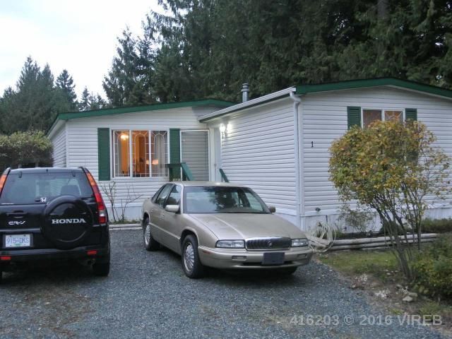 Main Photo: 1 3100 Rinvold Road in Qualicum Beach: Z5 Errington/Coombs/Hilliers Manufactured/Mobile for sale (Zone 5 - Parksville/Qualicum)  : MLS®# 416203