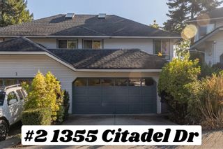 Photo 1: 2 1355 CITADEL Drive in Port Coquitlam: Citadel PQ Townhouse for sale in "CITADEL MEWS" : MLS®# R2828719