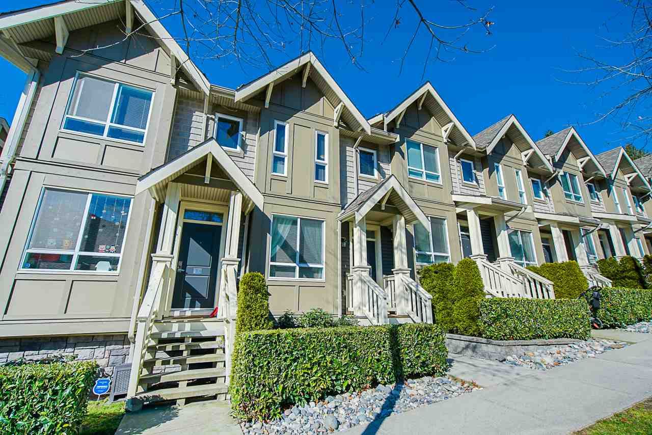 Main Photo: 8 3395 GALLOWAY Avenue in Coquitlam: Burke Mountain Townhouse for sale : MLS®# R2444614