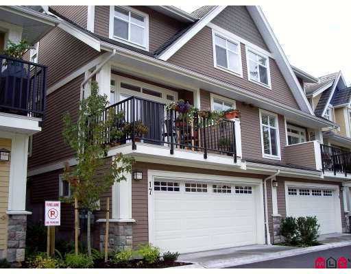 Main Photo: 17 15237 36TH Avenue in Surrey: Morgan Creek Townhouse for sale in "ROSEMARY WALK" (South Surrey White Rock)  : MLS®# F2726072