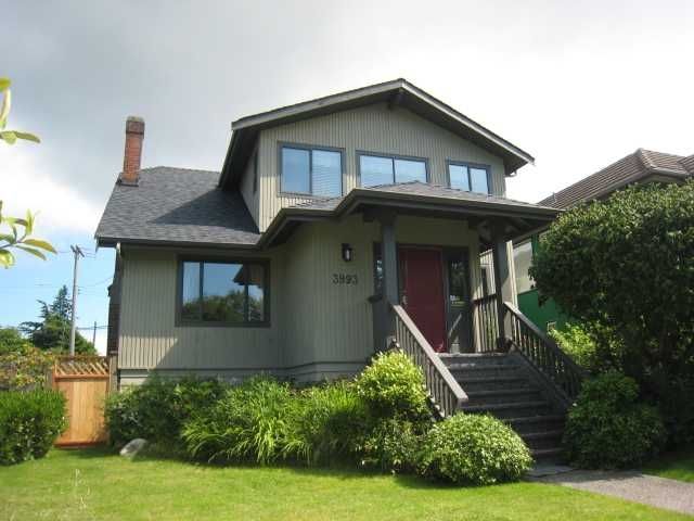 Main Photo: 3993 W 31st Ave in Vancouver: Dunbar House for sale (Vancouver West)  : MLS®# V875406