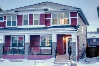 Photo 1: 633 Redstone Drive NE in Calgary: Redstone Semi Detached (Half Duplex) for sale : MLS®# A2010252
