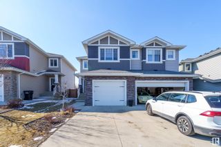 Photo 1: 3663 Hummingbird Way NW in Edmonton: Zone 59 House Half Duplex for sale : MLS®# E4381123
