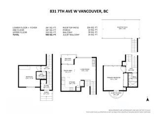 Photo 15: 831 W 7TH Avenue in Vancouver: Fairview VW Townhouse for sale in "BALLENTYNE SQUARE" (Vancouver West)  : MLS®# R2893428