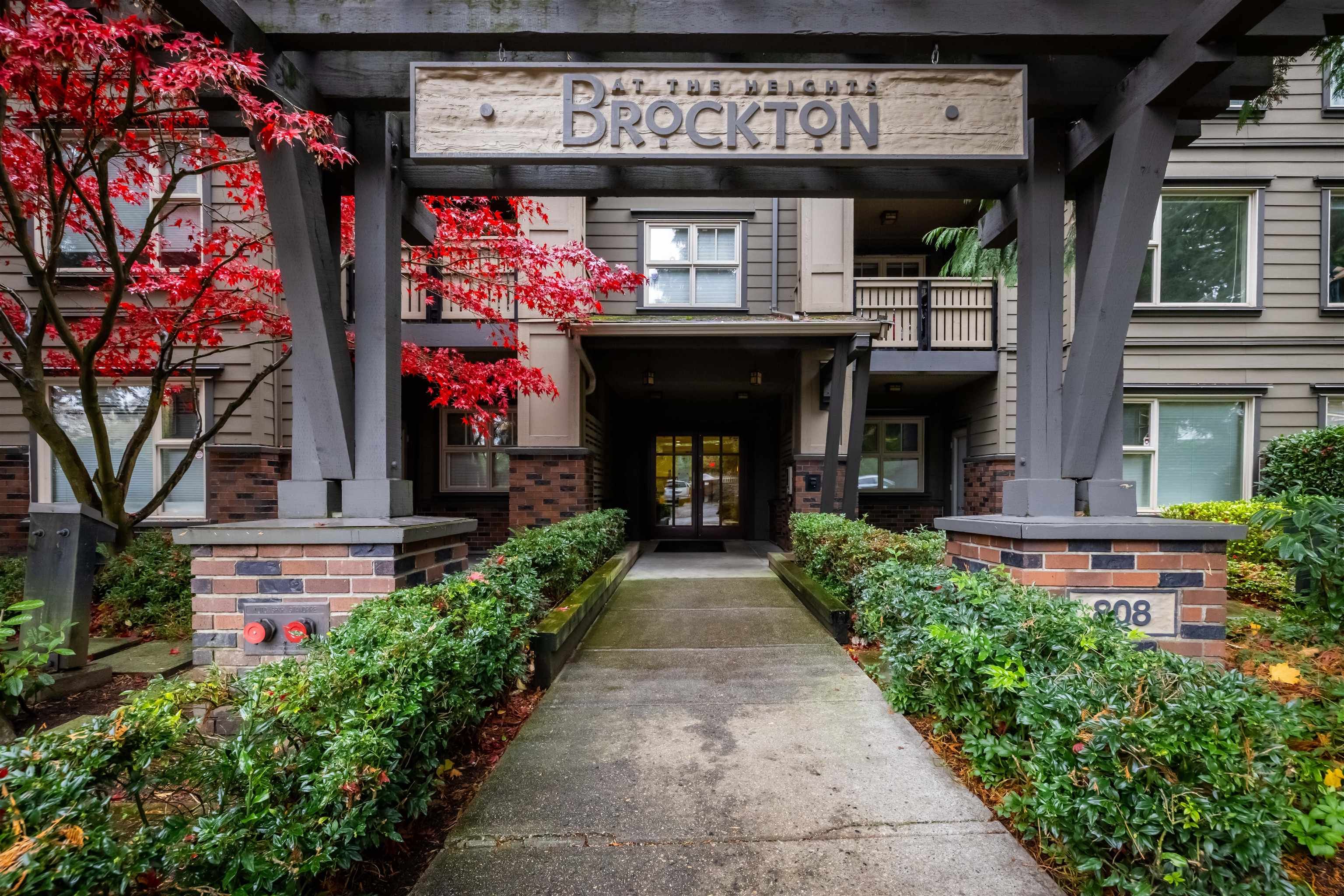 Main Photo: 409 808 SANGSTER Place in New Westminster: The Heights NW Condo for sale in "THE BROCKTON" : MLS®# R2833072