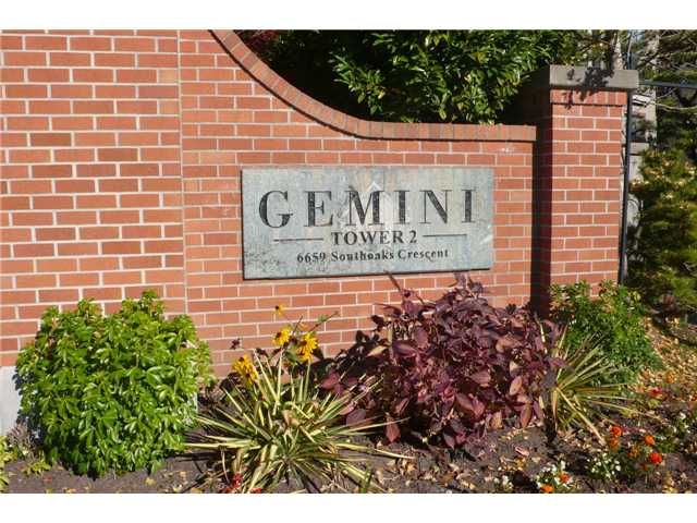 Main Photo: 601 6659 SOUTHOAKS Crescent in Burnaby: Highgate Condo for sale in "Gemini II" (Burnaby South)  : MLS®# V1035373