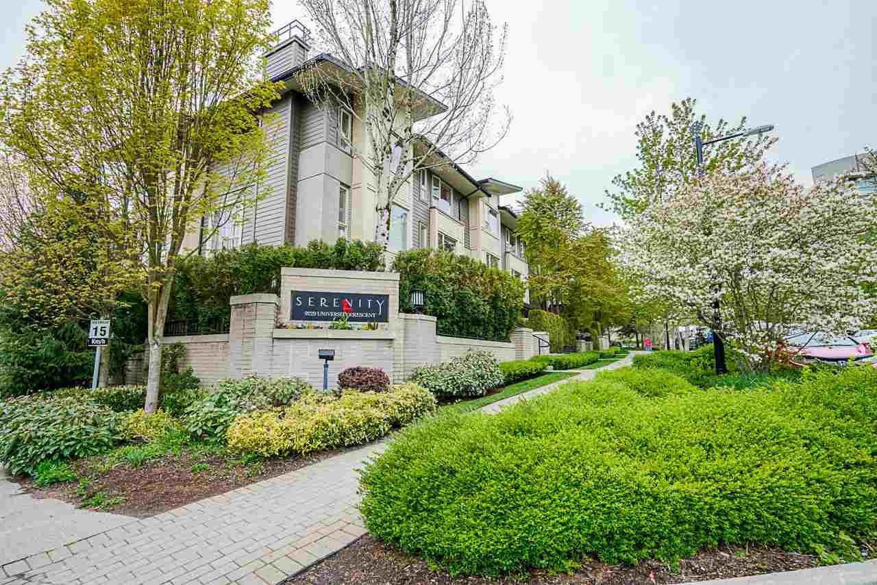 Main Photo: #129 9229 UNIVERSITY CRESCENT in Burnaby: Simon Fraser Univer. Townhouse for sale (Burnaby North)  : MLS®# R2452458