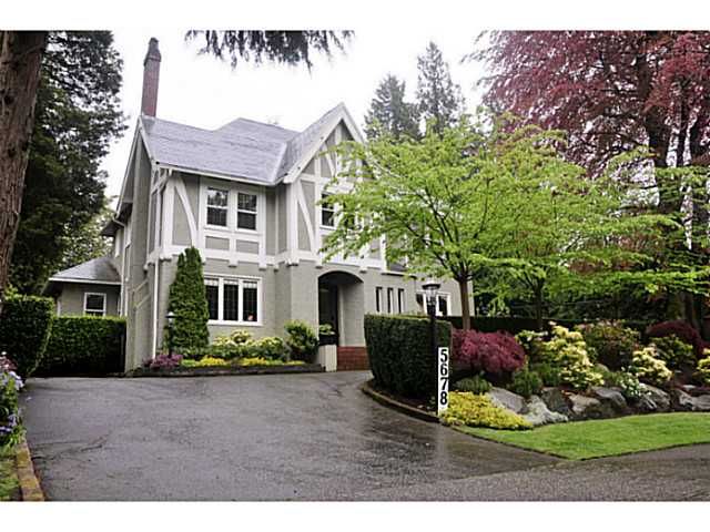 Main Photo: 5678 CYPRESS ST in Vancouver: Shaughnessy House for sale (Vancouver West)  : MLS®# V1127217