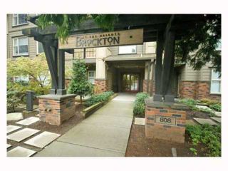 Photo 1: 116 808 SANGSTER Place in New Westminster: The Heights NW Condo for sale in "THE BROCKTON" : MLS®# V814914