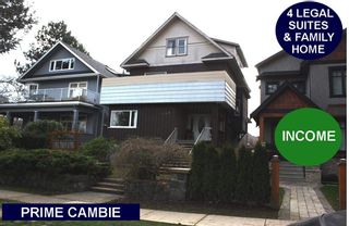 Photo 1: 108 W 18TH Avenue in Vancouver: Cambie House for sale (Vancouver West)  : MLS®# R2338721