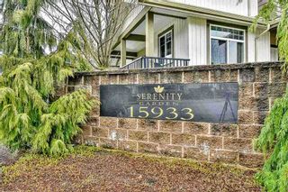 Photo 1: 33 15933 86A Avenue in Surrey: Fleetwood Tynehead Townhouse for sale in "Serenity Garden" : MLS®# R2160098