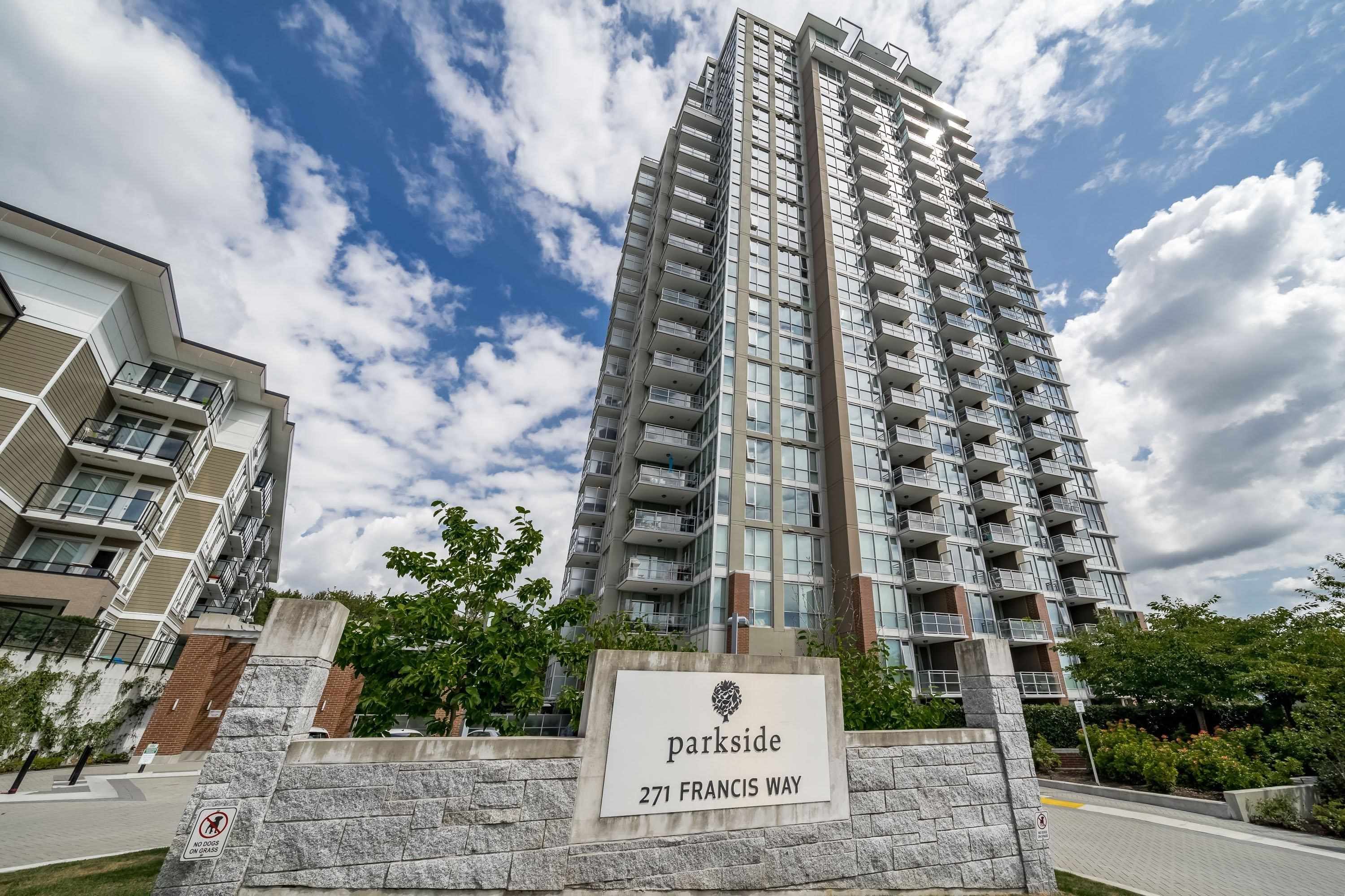 Main Photo: #2107 271 FRANCIS Way in New Westminster: Fraserview NW Condo for sale in "Parkside" : MLS®# R2734881