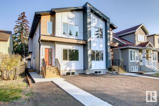 Photo 1: 11228 72 Avenue in Edmonton: Zone 15 House Half Duplex for sale : MLS®# E4328696