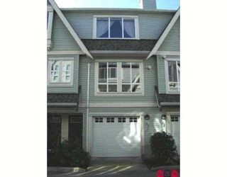 Photo 1: 31 16388 85TH Avenue in Surrey: Fleetwood Tynehead Townhouse for sale in "Camelot" : MLS®# F2706411
