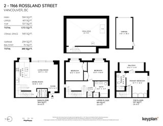 Photo 2: 2 1166 ROSSLAND Street in Vancouver: Renfrew VE 1/2 Duplex for sale (Vancouver East)  : MLS®# R2853655
