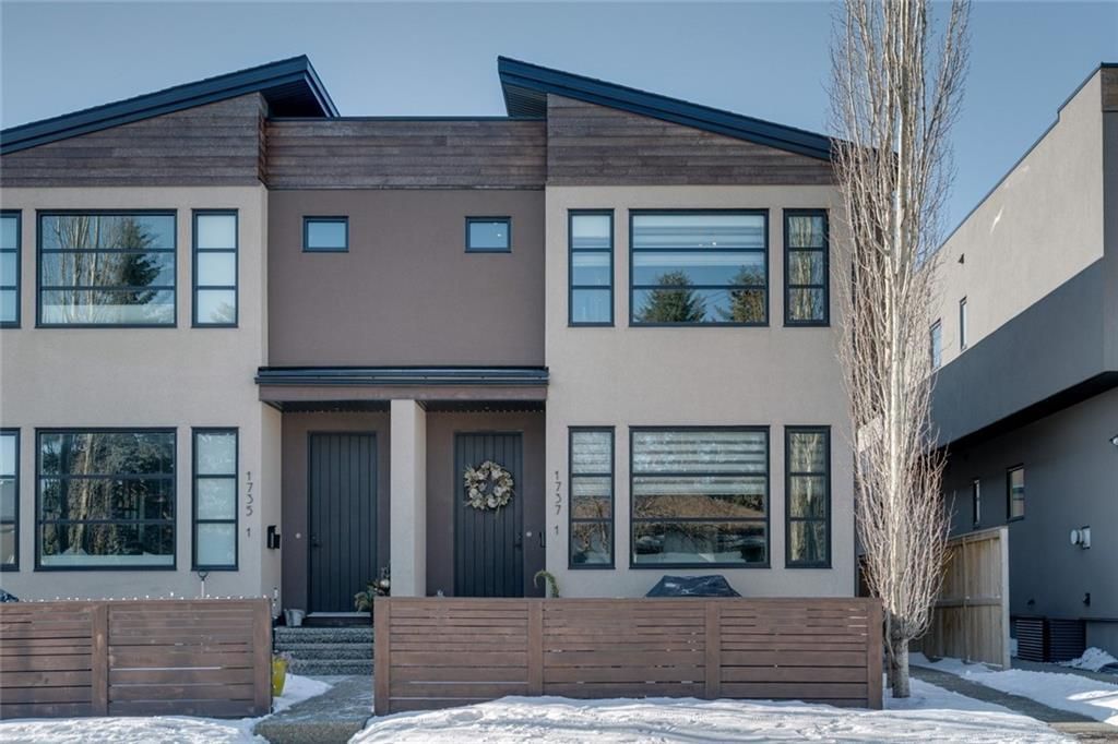 Main Photo: #1, 1737 36 Avenue SW in : Altadore Row/Townhouse for sale : MLS®# C4293712