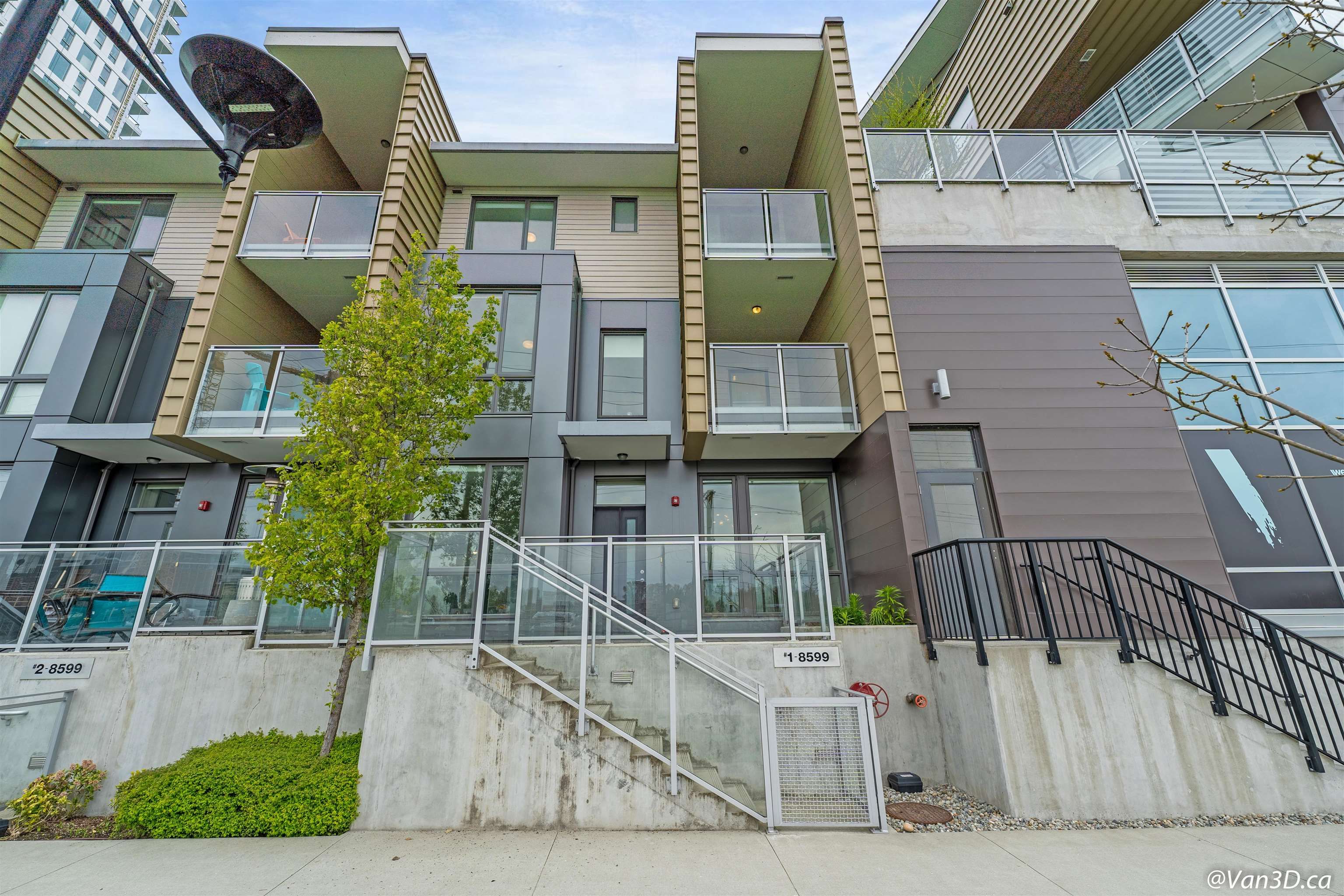 Main Photo: 1 8599 RIVER DISTRICT Crossing in Vancouver: South Marine Townhouse for sale in "Three Town Centre" (Vancouver East)  : MLS®# R2678888