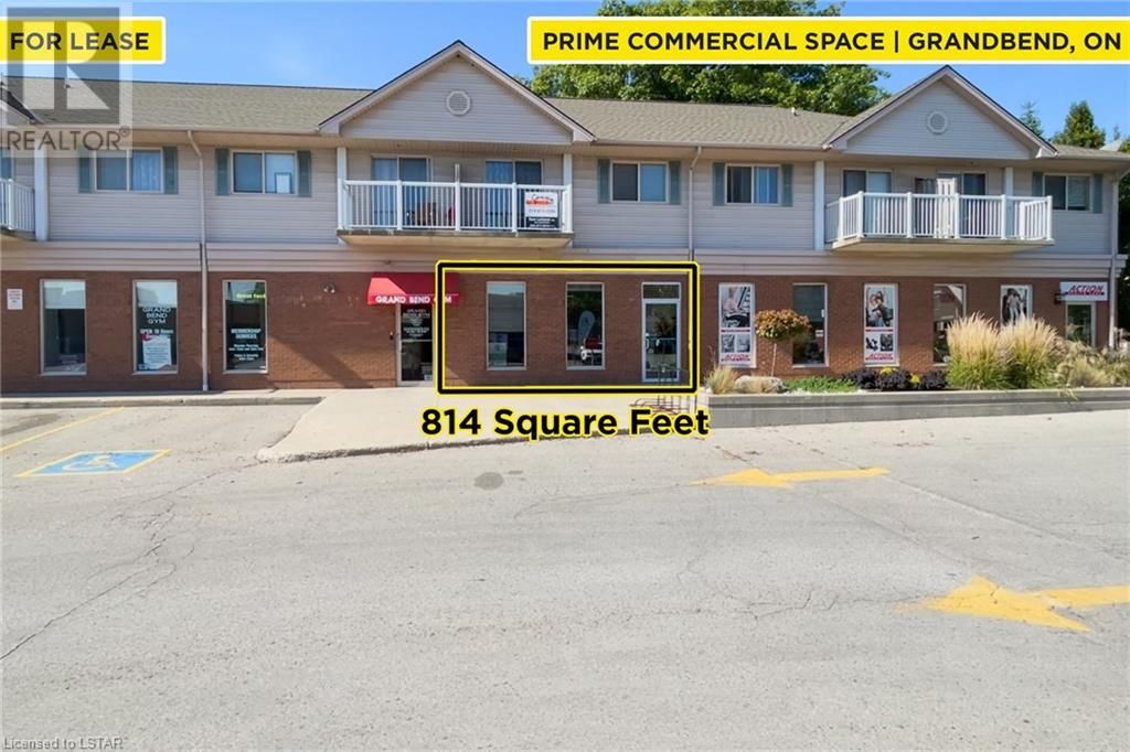 Prime commercial space at an affordable rate in the booming town of Grand Bend, ON with superb visibility at the Tim Horton's drive-through!