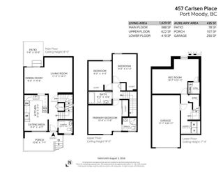 Photo 2: 457 CARLSEN Place in Port Moody: North Shore Pt Moody Townhouse for sale in "EAGLE POINT" : MLS®# R2715387