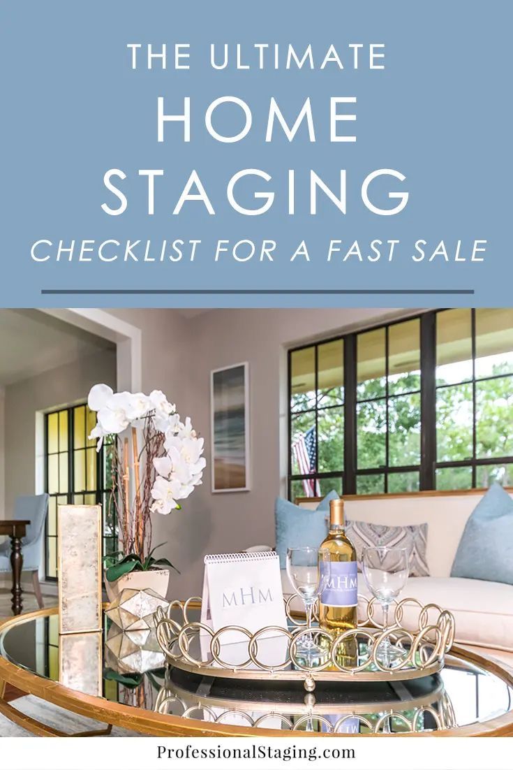 The Ultimate Home Staging Checklist for selling