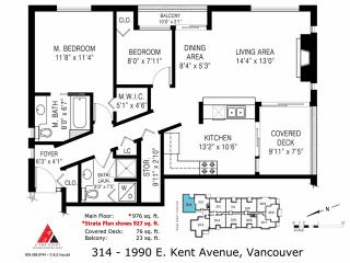 Photo 20: 314 1990 E KENT AVE SOUTH Avenue in Vancouver: Fraserview VE Condo for sale in "Harbour House" (Vancouver East)  : MLS®# V1082512