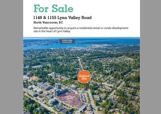 Photo 2: 1149 1155 LYNN VALLEY Road in North Vancouver: Lynn Valley Land Commercial for sale : MLS®# C8046608