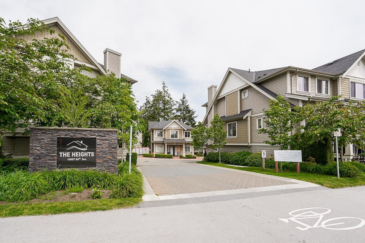 Main Photo: 1 19097 64 Avenue in Surrey: Clayton Townhouse for sale in "THE HEIGHTS" (Cloverdale)  : MLS®# R2697877