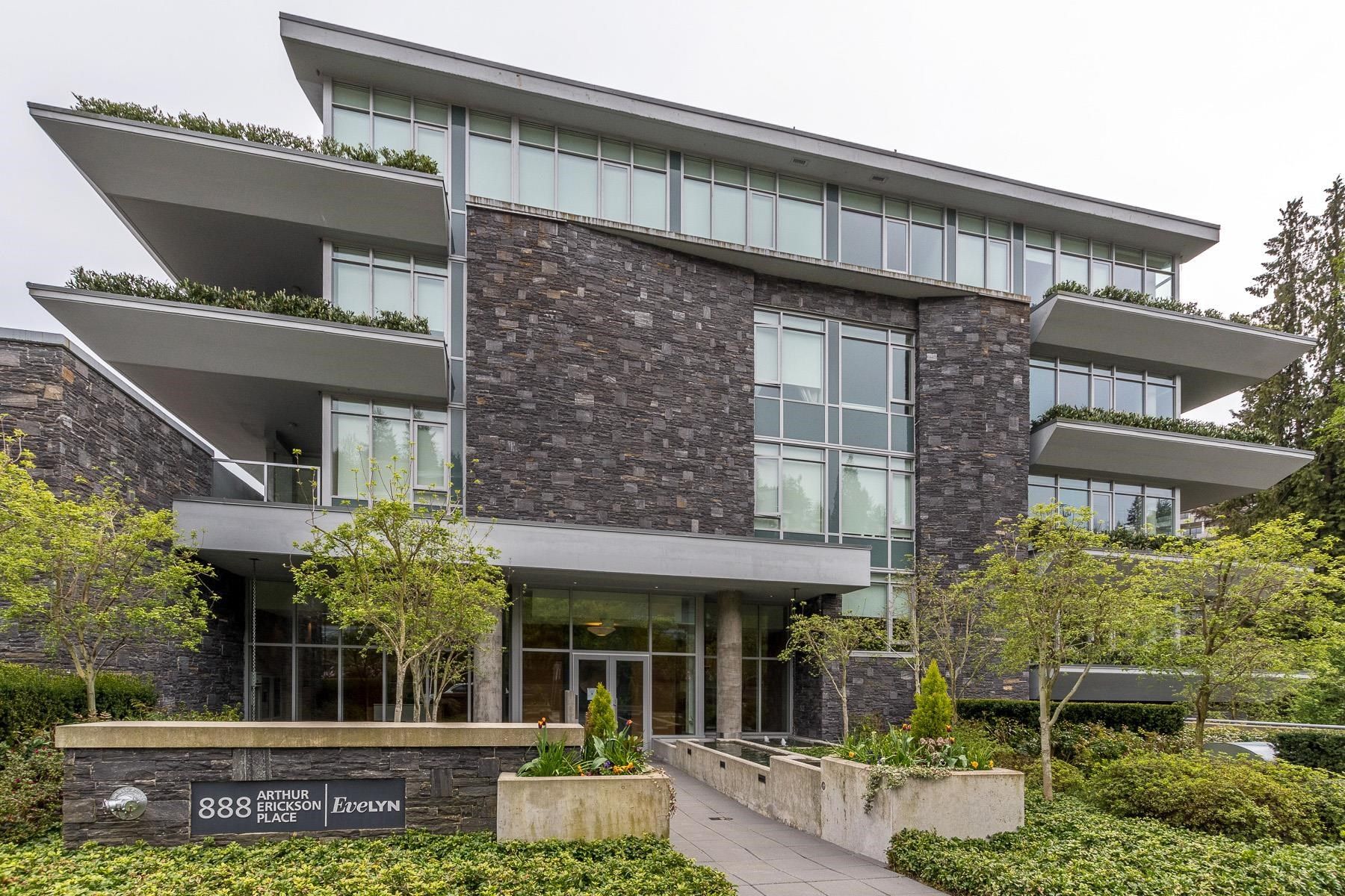 Main Photo: 405 888 ARTHUR ERICKSON Place in Vancouver: Park Royal Condo for sale in "Evelyn" (West Vancouver)  : MLS®# R2686067